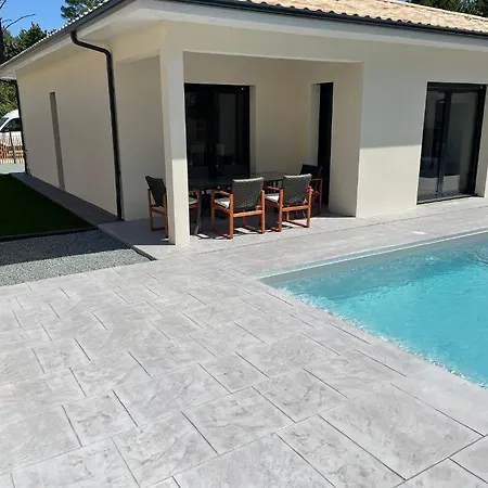 Willa Maison Moderne Avec Piscine Chauffee Lacanau